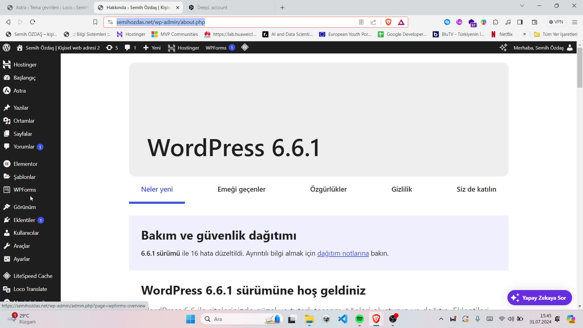 13- Wordpress menüler