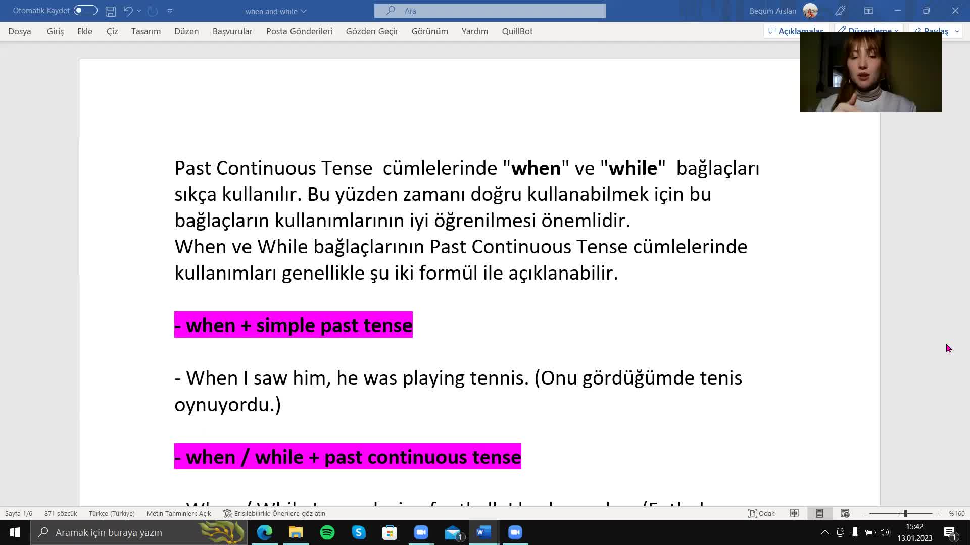 15. When - While Detaylı Konu Anlatımı