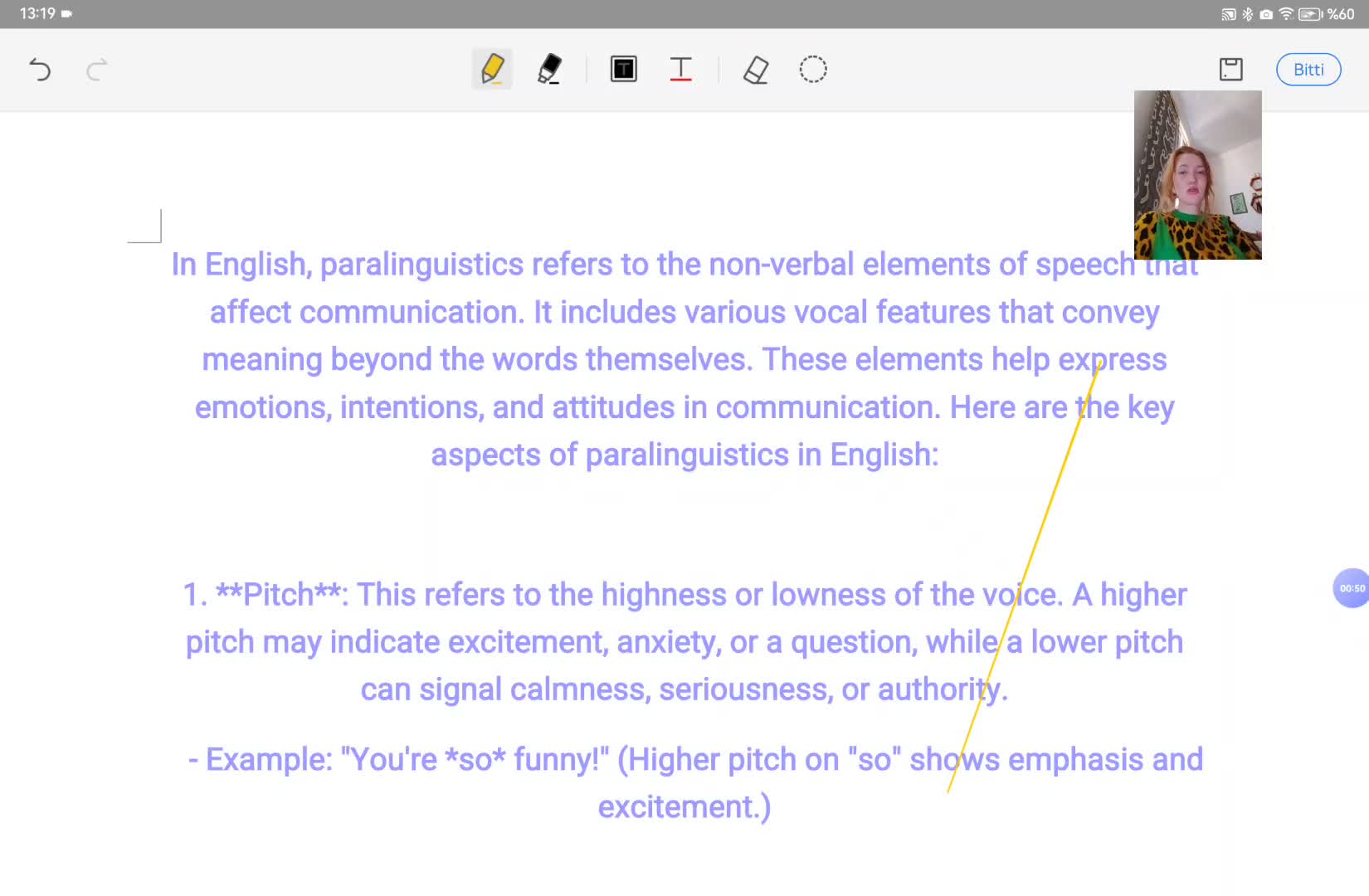 12 - Paralinguistics In English